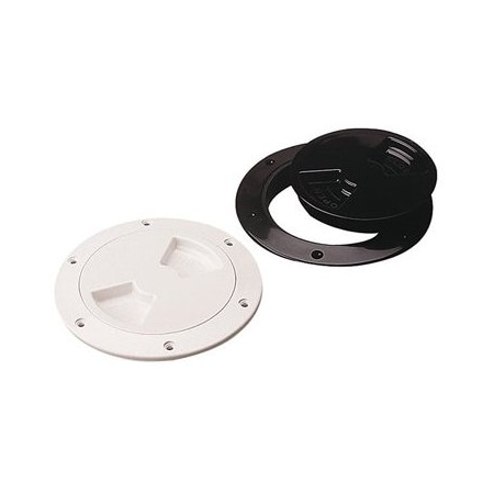 Sea-Dog Plate-Deck 4-1/2 White Smth, No 336140-1 336140-1